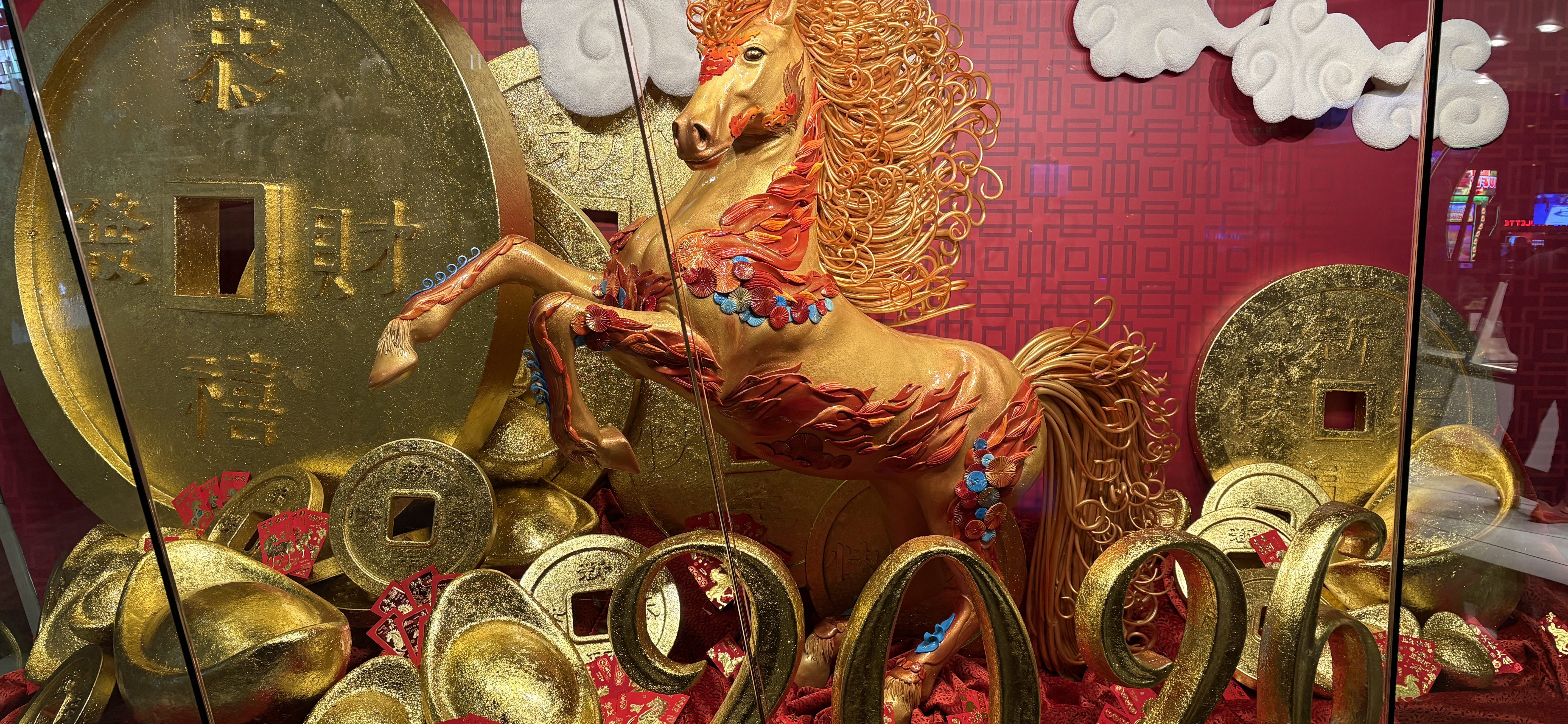 Vegas Glows Red As Fire Horse Spirit Takes Over Lunar New Year